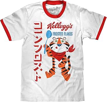 Amazon.com: Tee Luv Men's Retro Tony The Tiger Ringer Shirt